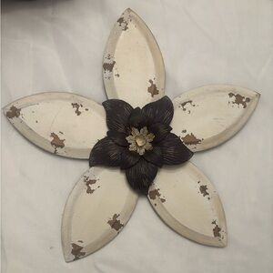 Stratton Antique Flower Wall Decor, 14.75 W X 1.18 D X 13.98